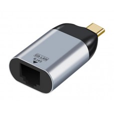 POWERTECH αντάπτορας USB-C σε RJ45 PTH-095, 1000Mbps, γκρι