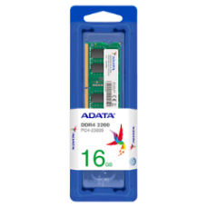 ADATA RAM SODIMM 16GB AD4S320016G22-SGN, DDR4, 3200MHz, CL22, SINGLE TRAY, LTW.