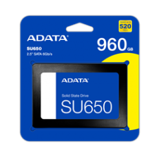 ADATA SSD 2.5" 960GB ASU650SS-960GT-R, SATA3, READ 520 MB/s, WRITE 450MB/s, 3YW.