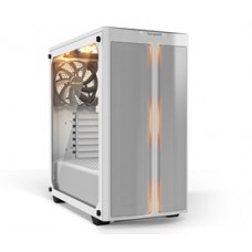 BEQUIET PC CHASSIS PURE BASE 500DX WINDOW WHITE BGW38, MIDI TOWER ATX, WHITE, ARGB LIGHTING, W/O PSU, 3X14CM PURE WINGS 2 FANS (FRONT, TOP, REAR), 3YW