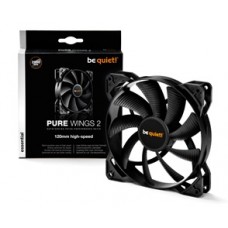 BEQUIET FAN PURE WINGS 2 120MM HIGH-SPEED BL080, 2000RPM, 65,51CFM/111,3M3/H, 36,9 dB, Lifespan 80000h, BLACK, 3YW.