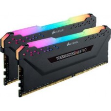 CORSAIR RAM DIMM XMS4 KIT 2x8GB CMW16GX4M2D3600C18, DDR4, 3600MHz, LATENCY 18-22-22-42, 1.35V, VENGEANCE RGB PRO, XMP 2.0, RGB LED, BLACK, LTW.