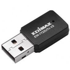 EDIMAX WLAN USB ADAPTER EW-7722UTN V3, N300 2T2R WIRELESS 802.11N MINI USB ADAPTER, 2YW.