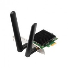 EDIMAX WLAN PCIE ADAPTER EW-7833-AXP, AX3000 WiFi6 DUAL BAND WIRELLESS 802.11AX & Bluetooth 5.0 PCIE Adapter, LOW PROFILE, 2YW.
