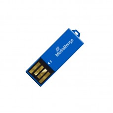 MediaRange USB 2.0 Nano Flash Drive Paper-clip stick 8GB (Blue) (MR975)