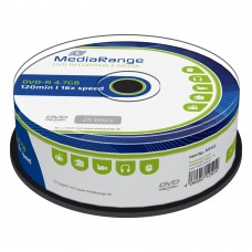 MediaRange DVD-R 120' 4.7GB 16x Cake Box x 25 (MR403)