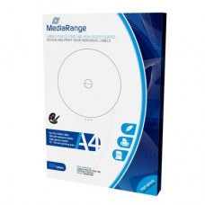 MediaRange Labels for CD/DVD/BD 15-118mm High-Glossy (100 Pack) (MRINK132)