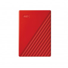 Western Digital My Passport 4TB External USB 3.2 Gen 1 Portable Hard Drive (Red) (WDBPKJ0040BRD-WESN)