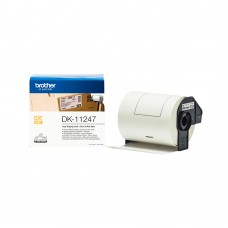 Brother DK-11247 Label Roll – Black on White, 103mm x 164mm (DK11247) (BRODK11247)