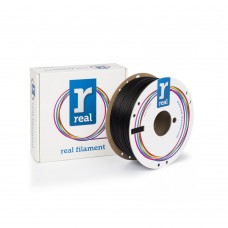 REAL PLA Recycled 3D Printer Filament - Black - spool of 1Kg - 1.75mm (REALPLARBLACK1000MM175)