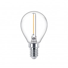 Philips E14 LED Warm White Filament Ball Bulb 1.4W (15W)(LPH02378) (PHILPH02378)