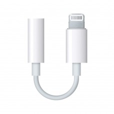 Apple Μετατροπέας Lightning male σε 3.5mm female Λευκό (MMX62ZM/A) (APPMMX62ZM/A)