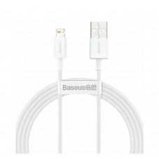 Baseus Lightning Superior Series cable, Fast Charging, Data 2.4A, 1.5m White (CALYS-B02) (BASCALYS-B02)
