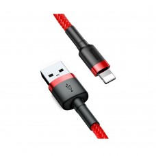 Baseus Braided USB to Lightning Cable Κόκκινο 2m (CALKLF-C09) (BASCALKLF-C09)