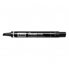 PENTEL N60 CHISEL POINT BLACK