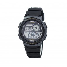 Casio Digital Battery Watch with Rubber Strap Black (AE-1000W-1AVD) (CASAE1000W1AVEF)