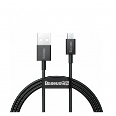 Baseus Superior Series Regular USB 2.0 to micro USB Cable Μαύρο 1m (CAMYS-01) (BASCAMYS01)