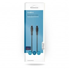 Nedis Optical Audio Cable TOS male - TOS male Μαύρο 2m (CAGB25000BK20) (NEDCAGB25000BK20)