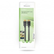 Nedis HDMI 1.4 Cable HDMI male - HDMI male 1.5m Μαύρο (CVGB34000BK15) (NEDCVGB34000BK15)