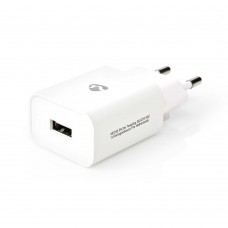 Nedis Charger 12W Quick Charge USB-A (WCHAU242AWT) (NEDWCHAU242AWT)