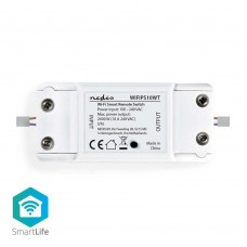 Nedis Circuit Breaker In-Line 10A Smart Ενδιάμεσος Διακόπτης Wi-Fi σε Λευκό Χρώμα (WIFIPS10WT) (NEDWIFIPS10WT)