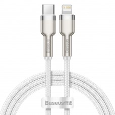 Baseus Cafule Braided USB-C to Lightning Cable 20W White1m (CATLJK-A02) (BASCATLJK-A02)