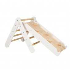 MeowBaby Slide Wooden White (ZWD001EU) (MEBZWD001EU)