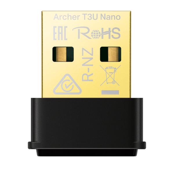 TP-LINK Mini Dual Band Wi-Fi USB Adapter AC1300 V1 (ARCHER T3U NANO) (TPARCHERT3UNANO)