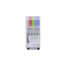 Zebra Mildliner Double Ended Marker Bold & Fine Point 5 Pack Cool & Refined Set (ZB-78205) (ZEB78205)