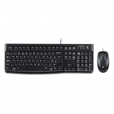 Logitech MK120 Desktop Combo US (Black, Wired) (LOGMK120US)