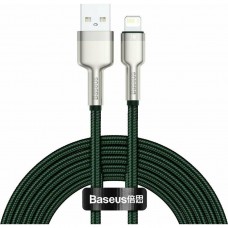 Baseus USB Cable For Lightning Cafule, 2.4a, 2m Green (CALJK-B06) (BASCALJK-B06)