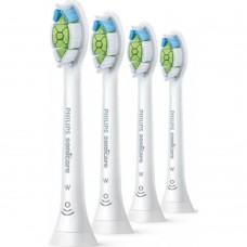 Philips Sonicare W Optimal White Standard Ανταλλακτικές Κεφαλές για Ηλεκτρική Οδοντόβουρτσα 4τμχ (HX6064/10) (PHIHX6064-10)