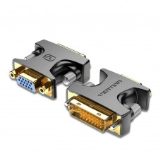 VENTION DVI Male to VGA Female Adapter Black (ECFB0) (VENECFB0)