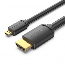 VENTION Micro HDMI to HDMI 4K HD Cable 1.5M Black (AGIBG) (VENAGIBG)