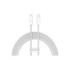 Baseus USB-C cable for Lightning Dynamic Series, 20W, 2m (white) (CALD000102) (BASCALD000102)