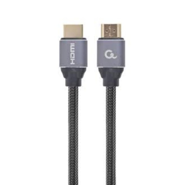 Gembird Select Plus Series HDMI 1.4 Braided Cable HDMI male - HDMI male 7.5m Μαύρο (CCBP-HDMI-7.5M) (GEMCCBP-HDMI-7.5M)