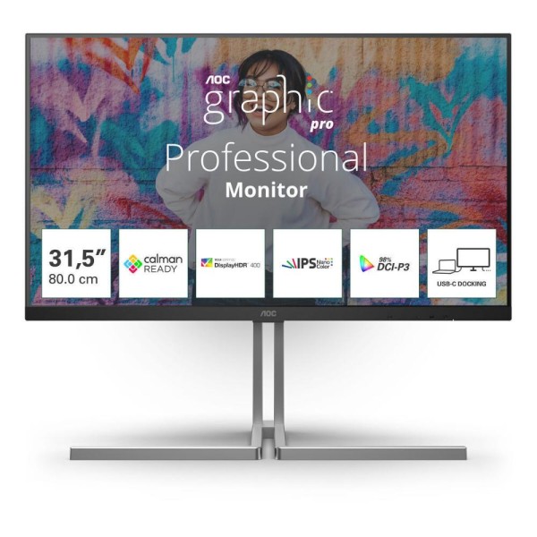 AOC U32U3CV UHD Grapgic Pro Monitor 32' (U32U3CV) (AOCU32U3CV)