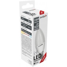 Avide LED Κερί 3W E14 Θερμό 3000K Value