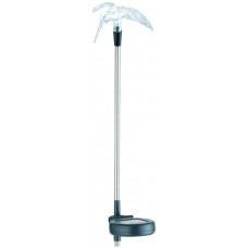Entac Garden Solar Lamp 34cm RGB Stainless Steel Hummingbird