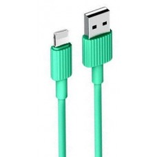 XO NB156 USB cable for lightning Green