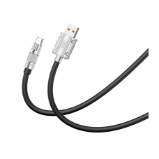 XO NB212 2.1A USB Καλώδιο για Lightning 1m Μαύρο