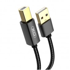 XO GB010A Καλώδιο USB-A σε USB-B Μαύρο