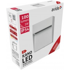Avide Outdoor Step Lamp Kano LED 3W WW IP54 10.5cm