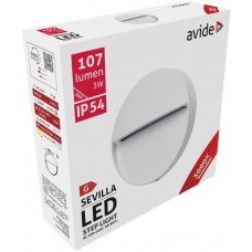Avide Outdoor Step Lamp Sevilla LED 3W WW IP54 11cm