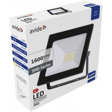 Avide LED Προβολέας Slim SMD  20W Ψυχρό 6400K Value