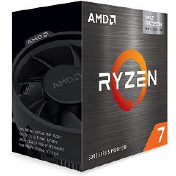 AMD CPU RYZEN 7 5700G, 8C/16T, 3.8-4.6GHz, CACHE 4MB L2+16MB L3, SOCKET AM4, GPU, BOX, FAN, 3YW.