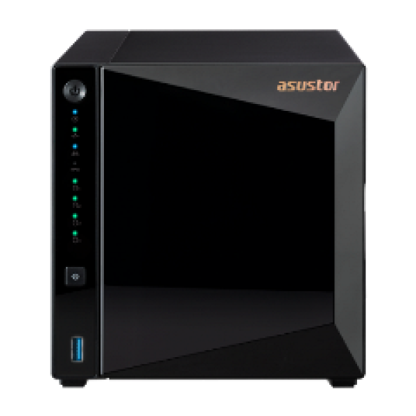 ASUSTOR NAS DRIVESTOR 4 PRO AS3304T, DT, 4 BAYS HOT SWAP, REALTEK RTD1296 1.4GHz QC, 2GB DDR4, 3xUSB3.2, 2,5GbEx1, WoL, WoW, 3YW.
