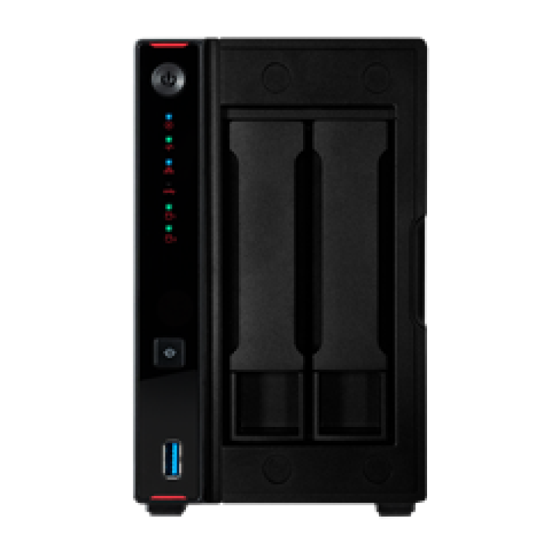 ASUSTOR NAS AS5202T - NIMBUSTOR 2, DT, 2 BAYS HOT SWAP, INTEL CELERON J4005 2.0GHz DC (burst 2.7GHz), 2GB (MAX 8GB), 3xUSB3.2 GEN1, 2,5 GbEx2, HDMI 2.0, WoL, WoW, IR, 3YW.