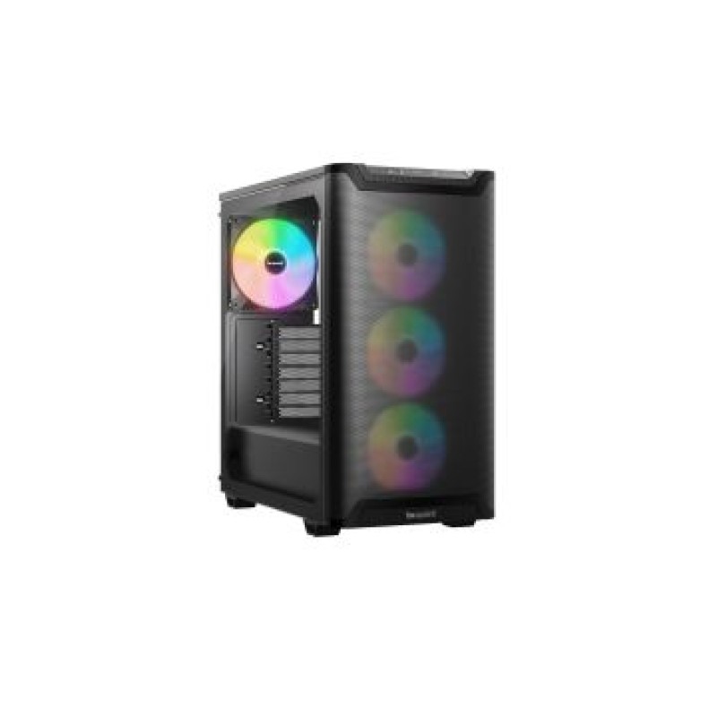BEQUIET PC CHASSIS PURE BASE 501 LX BLACK BGW78, MIDI TOWER ATX, W/O PSU, Front: 3x Light Wings LX 120mm PWM, Rear: 1x Light Wings LX 140mm PWM, 3YW.