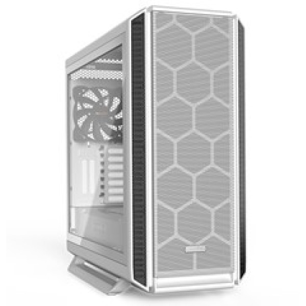 BEQUIET PC CHASSIS SILENT BASE 802 WINDOW WHITE BGW40, MIDI TOWER ATX, WHITE, W/O PSU, 2X14CM PURE WINGS 2 FAN, 1X14CM REAR PURE WINGS 2 FAN, 3YW.